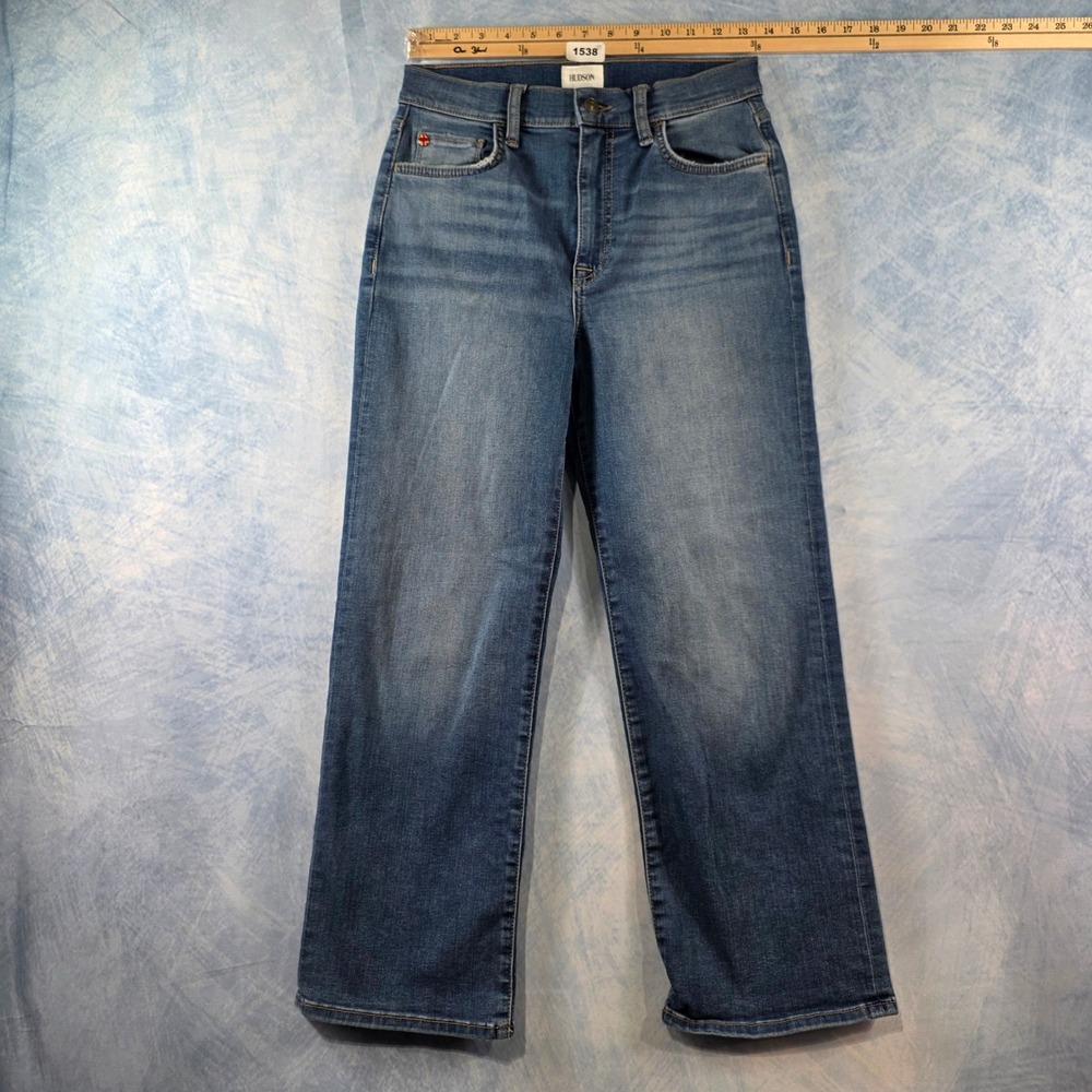 Hudson Jeans Women's Straight Leg Blue Denim Jeans